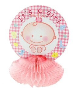 Stolna Dekoracija za Rođenje Djeteta - Baby Roza (12 kom.)