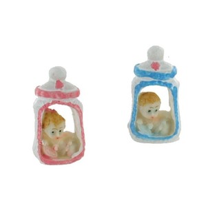 Ukras za Rođenje - Beba u Bočici 5,5 cm (12 kom.)