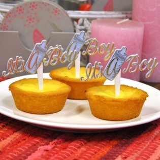 Ukrasni &Scaron;tapići za Cupcakes - It's a Boy (12 kom.)
