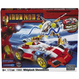 MEGA BLOKS Iron Man 2 Whiplash Showdown Set za igru - 1980