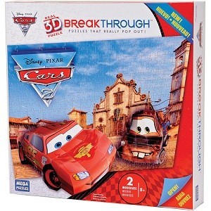 Megapuzzles Breakthrough 3D Auti 2 (Cars) - 50671AEG