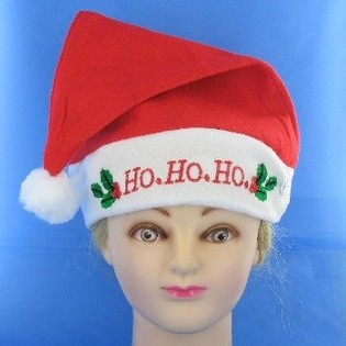SVJETLEĆA BOŽIĆNA KAPA "HO HO HO" (12 kom.)