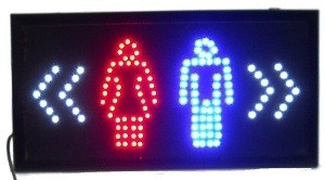 LED REKLAMNA PLOČA - TOALET