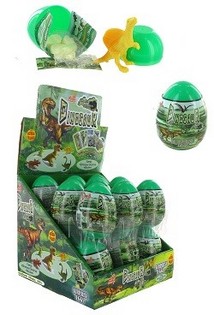JAJE IZNENAĐENJA S DINOSAUROM I SLATKI&Scaron;IMA (18 kom.)