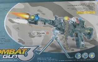 Igračka Mitraljez Combat sa Svjetlom i Zvukom - 56 cm