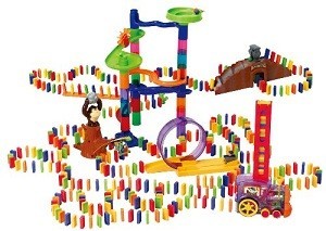 PLAYGO - Luksuzni Domino Set s Automatskim Vlakićem - 500 Komada