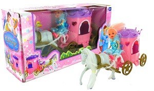 Kočija za Princezu s Konjem - Set Igračaka B2B