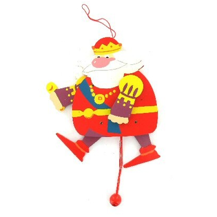 Drvena igračka Jumping Jack - Kralj (6 kom.)