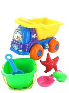 VELIKI SET ZA PLAŽU - MODEL KAMION KIPER (2 kom.)