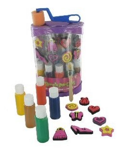 Set pečata i boja za djevojčice - Model 2