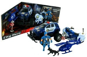 Policijski Set za Igru (2 kom.) | Veleprodaja Igračaka
