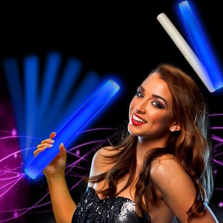 LED Pjenasti &Scaron;tapić Plavi - Party Stick (24 kom)