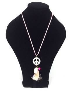 Ogrlica u Ibiza Stilu Losos Peace Buddha (1 kom)