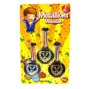 3-dijelni set medalja na kartici (12 kom.)