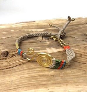 Handmade Originals Ibiza narukvica Taupe (1 kom)