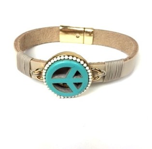 Narukvica Taupe/Krem Peace (Ibiza Stil)