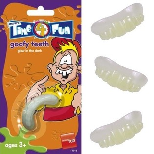 SMIFFY'S SVIJETLEĆI ZUBI U MRAKU (12 kom.)