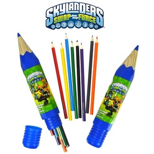 Skylanders Drvene Bojice - Set od 8 Komada u Velikoj Tubi (6 kom.)
