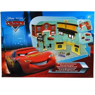 DISNEY CARS - MEGA VELIKI DRVENI SET "NAPRAVI SVOJ CARS SET"