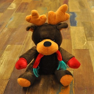 Pli&scaron;ani Božićni Sob Rudolf 20 cm (7 kom.)