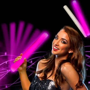 LED pjenasti &scaron;tapić RUŽIČASTI - Party &scaron;tap - 24 kom