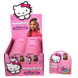 HELLO KITTY SMIJE&Scaron;NE KOPČE ZA KOSU U STALKU (35 kom.)
