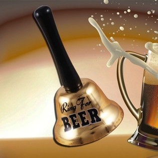 Zvono &bdquo;Ring for a Beer&rdquo; u poklon pakiranju (2 kom.)