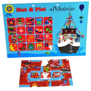 Sinterklaas i Piet kalendar odbrojavanja - Model 2 (9 kom.)