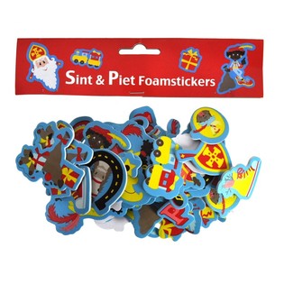 60 Pjenastih Naljepnica Sinterklaas i Piet (3 seta)
