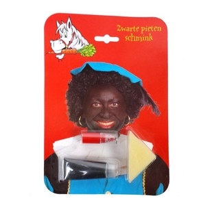 Zwarte Piet Set za &Scaron;minkanje na Kartici (6 kom.)