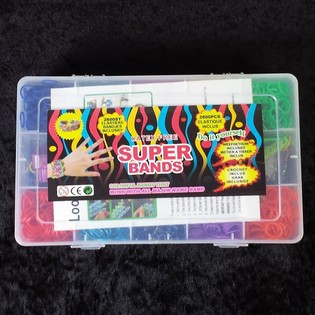 2.600 Super Bands / Loom gumice u velikoj kutiji (Pakiranje od 6 kom.)