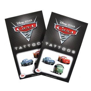 3-dijelni set dječjih tetovaža Disney Cars 2 (50 kom.)
