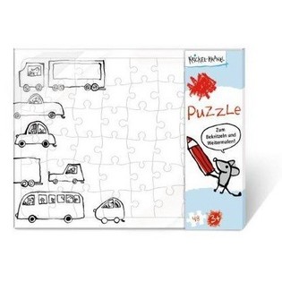 VELIKE PUZZLE ZA SAMOSTALNO BOJANJE (24 kom.)