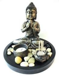 Buddha set za čajnu svijeću i tamjan (1 kom.)