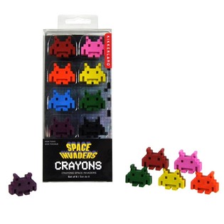 8 KOMADA VO&Scaron;TANE BOJICE SPACE INVADERS U KUTIJI (12 kom.)
