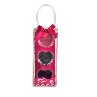 Set od 12 kompleta Glitter praha u obliku srca (3 dijela po kompletu)