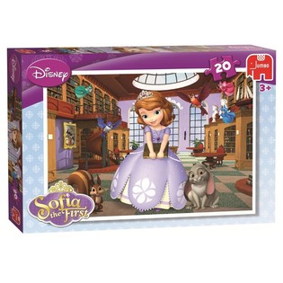 JUMBO DISNEY SLAGALICA SOFIA PRVA U KNJIŽNICI 20 DIJELOVA (5kom)