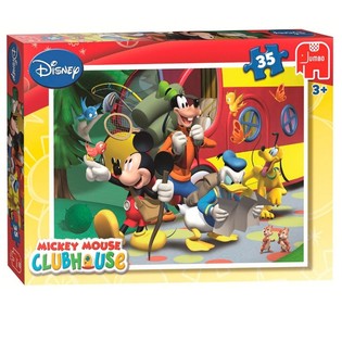 Jumbo Disney slagalica Mickey Mouse Clubhouse na putu 35 dijelova (3 kom.)