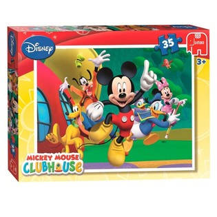 Jumbo Disney Mickey Mouse Clubhouse Skakanje Puzzle 35 Dijelova (3 kom.)