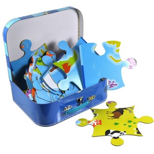Velika Puzzle Karta Svijeta u Koferu