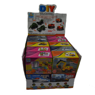 KOCKE ZA GRAĐENJE BRICKS - MIX SERIJA U DISPLAYU (20 kom.)