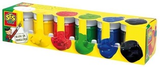 Tempera SES Creative Basic, 6x50ml (6 boja) (1 kom.)