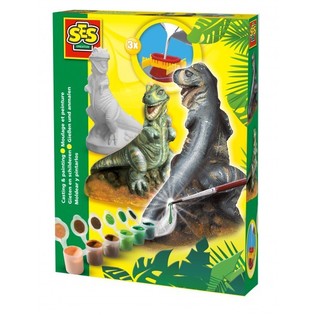 SES Izrada i bojanje gipsanih figura - Dino T-Rex (1 kom.)