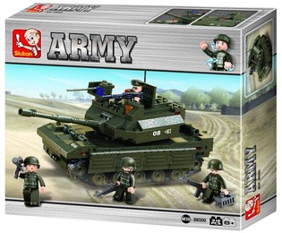 Sluban Tenk M38-B6500 Army Kocke za Slaganje (1 kom.)