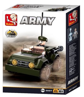 Sluban Jeep 8 u 1 M38-B0587F (1 kom.)