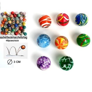 MIX SKAKAVICE LOPTICE - &Oslash; 3 CM (48 kom.)