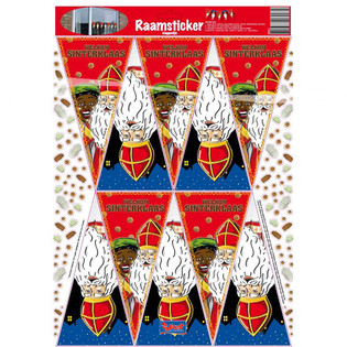 Sinterklaas Naljepnice za Prozor (12 kom.)