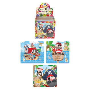 Slagalica Pirati 13 x 12 cm u displeju (108 kom.)