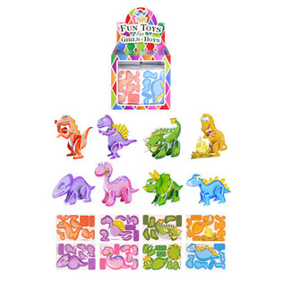 Mini 3D Dinosaur Puzzle u Displayu (144 kom)