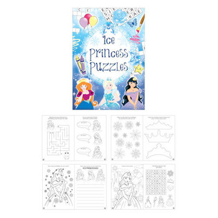 Knjiga s puzzlama Ledena princeza (48 kom.)